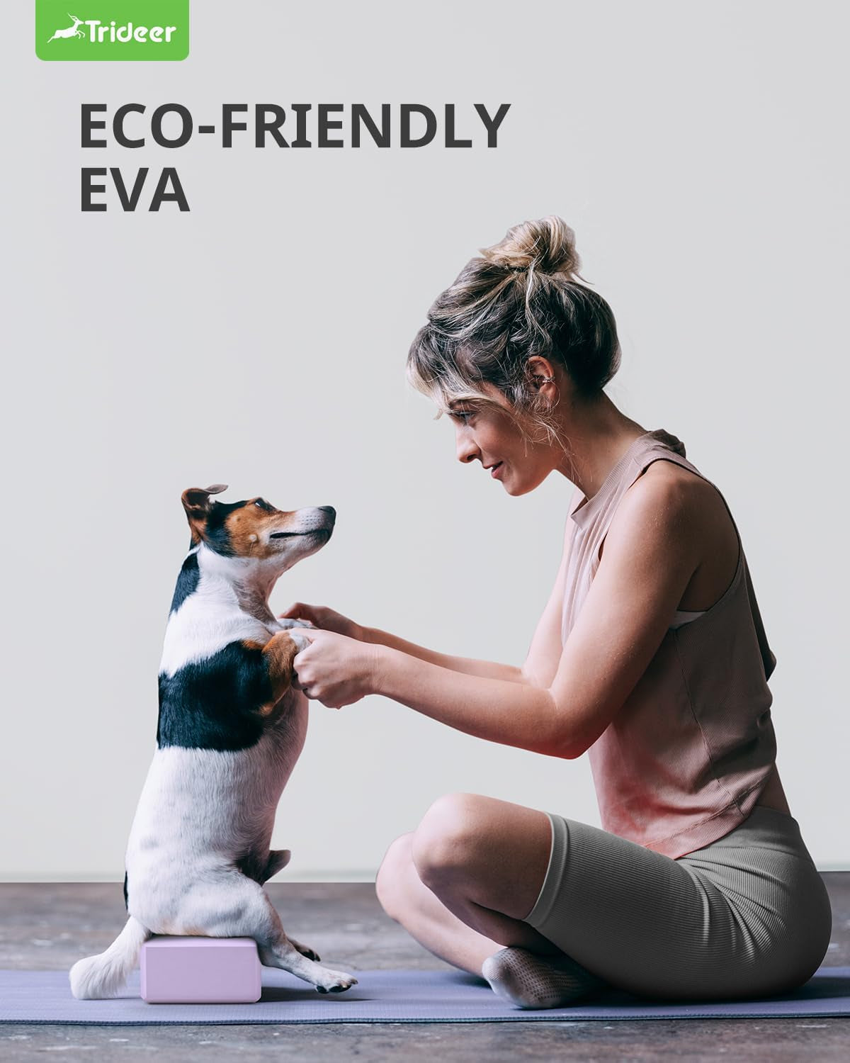 Yoga Blocks 2 Pack, Soft Non-Slip Foam Blocks with Beveled Edges for Alignment and Stretching in Yoga, Pilates, and Dance - Supportive, Lightweight, Odor Resistant, Latex-Free